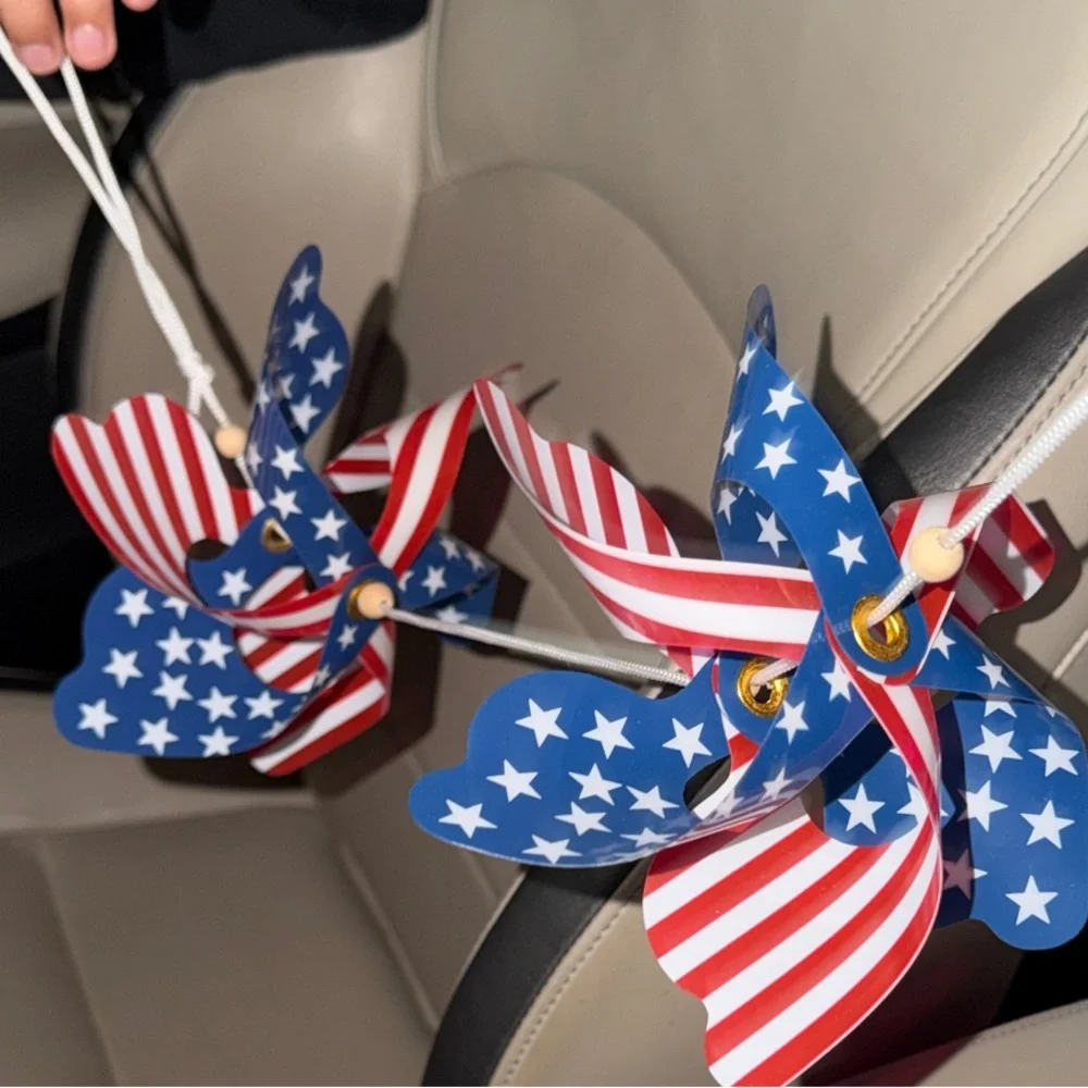 American Pinwheel Spinners 7.5' Garland